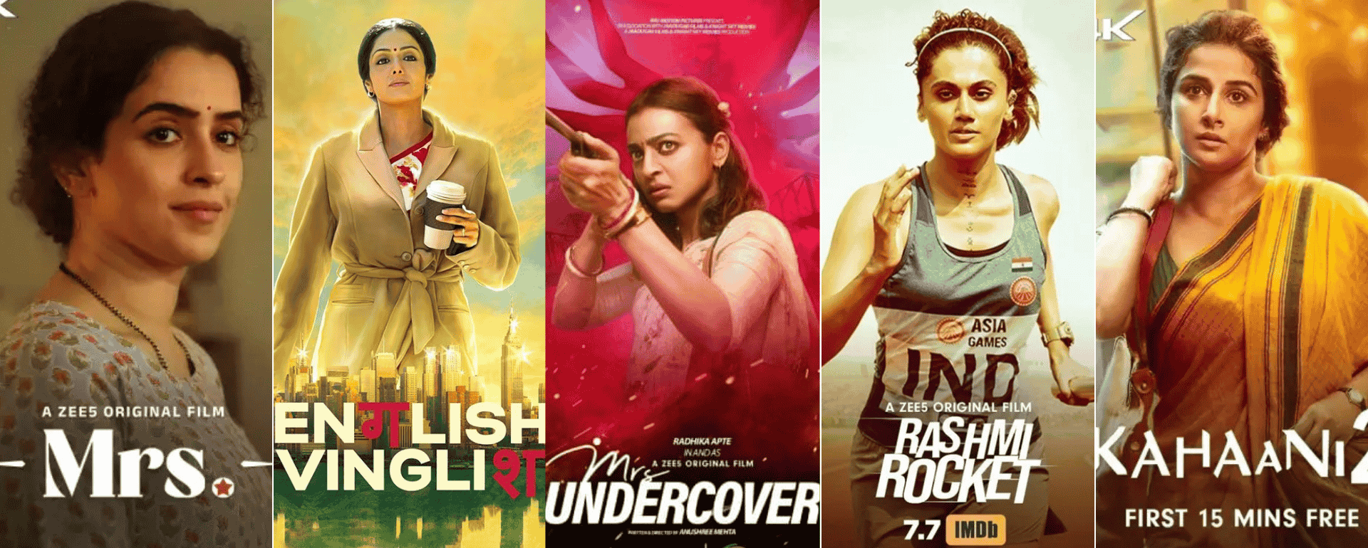 women-led Indian films