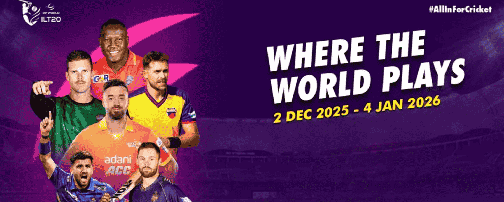 ILT20 match schedule