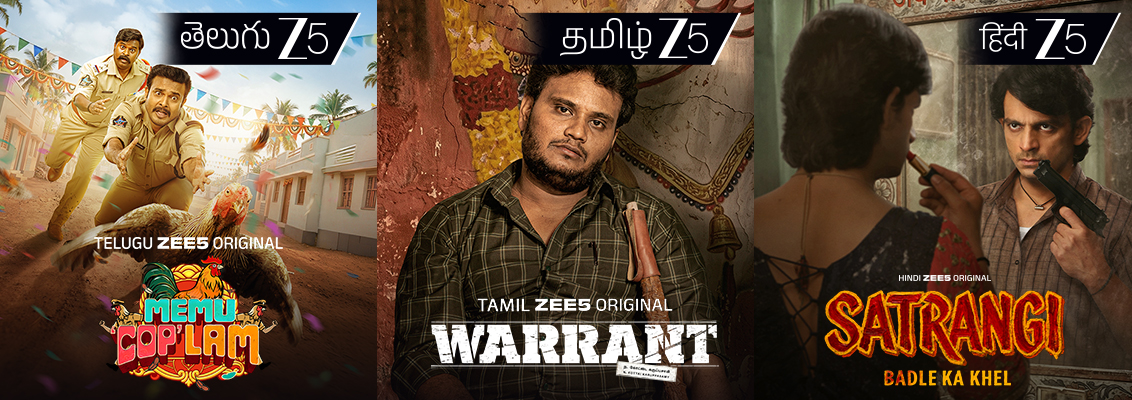 Weekly releases on ZEE5