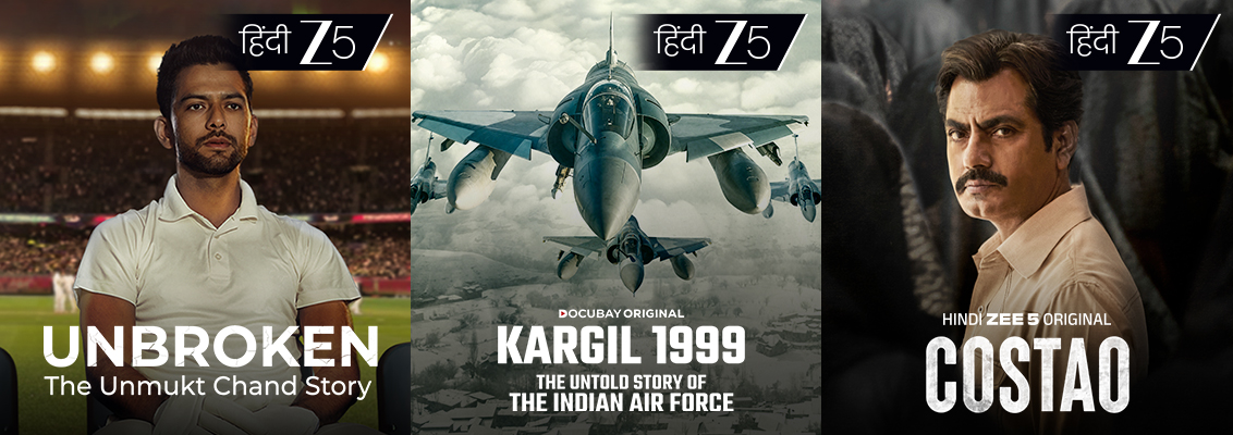 Discover 5 Must-Watch Hindi Documentary Biopics Streaming on ZEE 5 featuring inspiring true stories, military heroes, sports legends and iconic personalities.