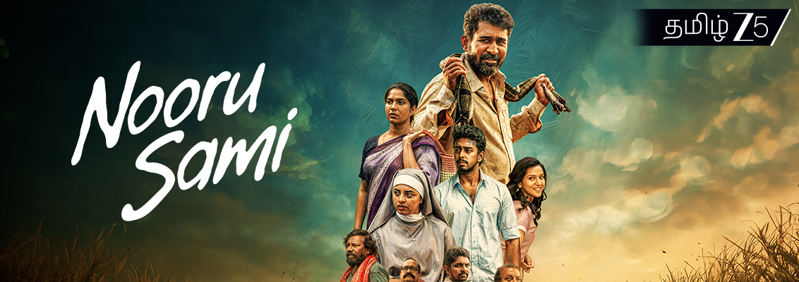 Nooru Saami explores widow remarriage in Tamil cinema through Swasika Vijay as Selvi in a social family drama on Zee 5.