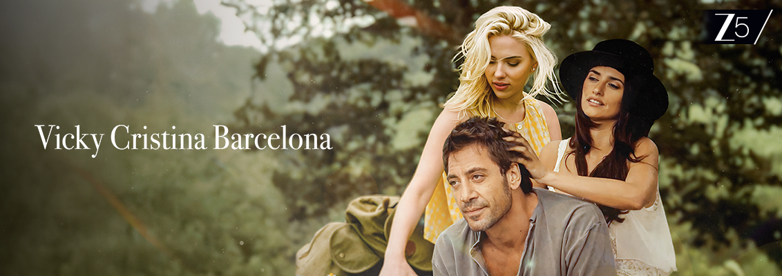 Scarlett Johansson, Rebecca Hall, Javier Bardem and Penélope Cruz in Vicky Cristina Barcelona, a romantic drama set amid the vibrant streets of Spain.