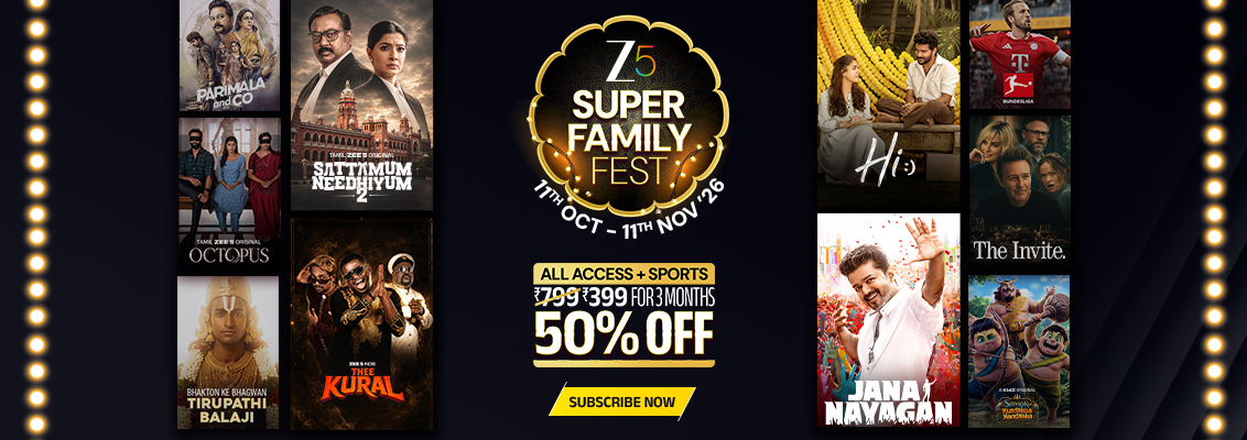 Zee 5 Super Family Fest Tamil Offer